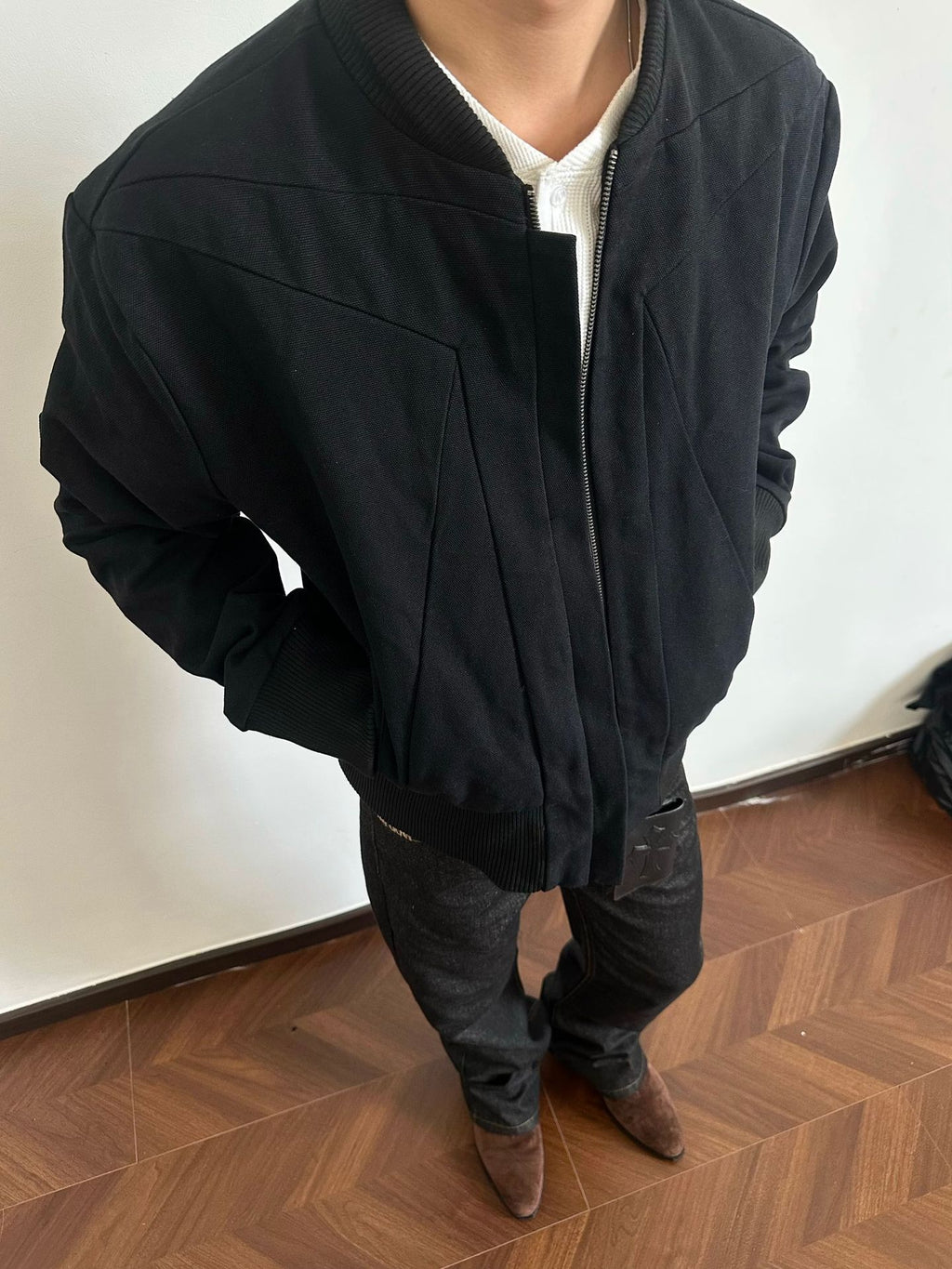 EME Casual Short and Wide Ribbed Jacket