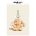 HAVEROSE Plush Rabbit Bag Charm Keychain