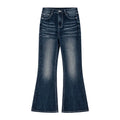 KANO Retro High-Waist Flared Stretch Denim Jeans