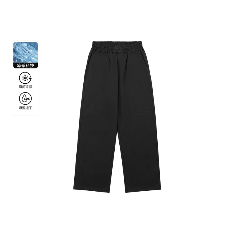 BODYDREAM Quick-Dry Breathable Loose Straight Sweatpants