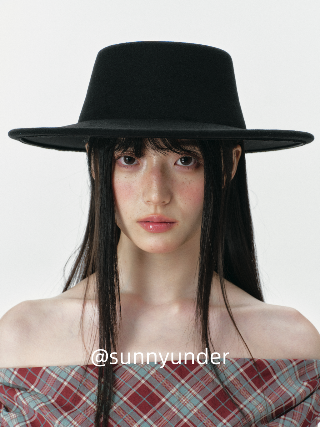 Sunnyunder Classic Versatile Imitation Woolen Ringed Hat