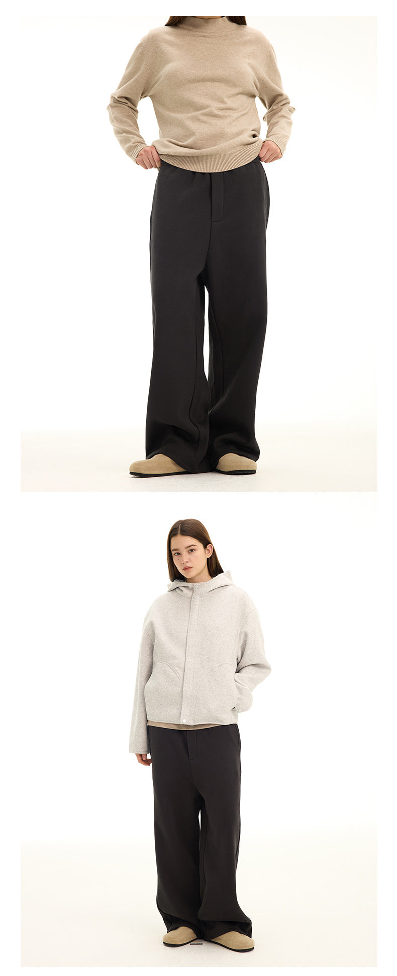 UNF Fleece-Lined 380g Straight-Leg Joggers