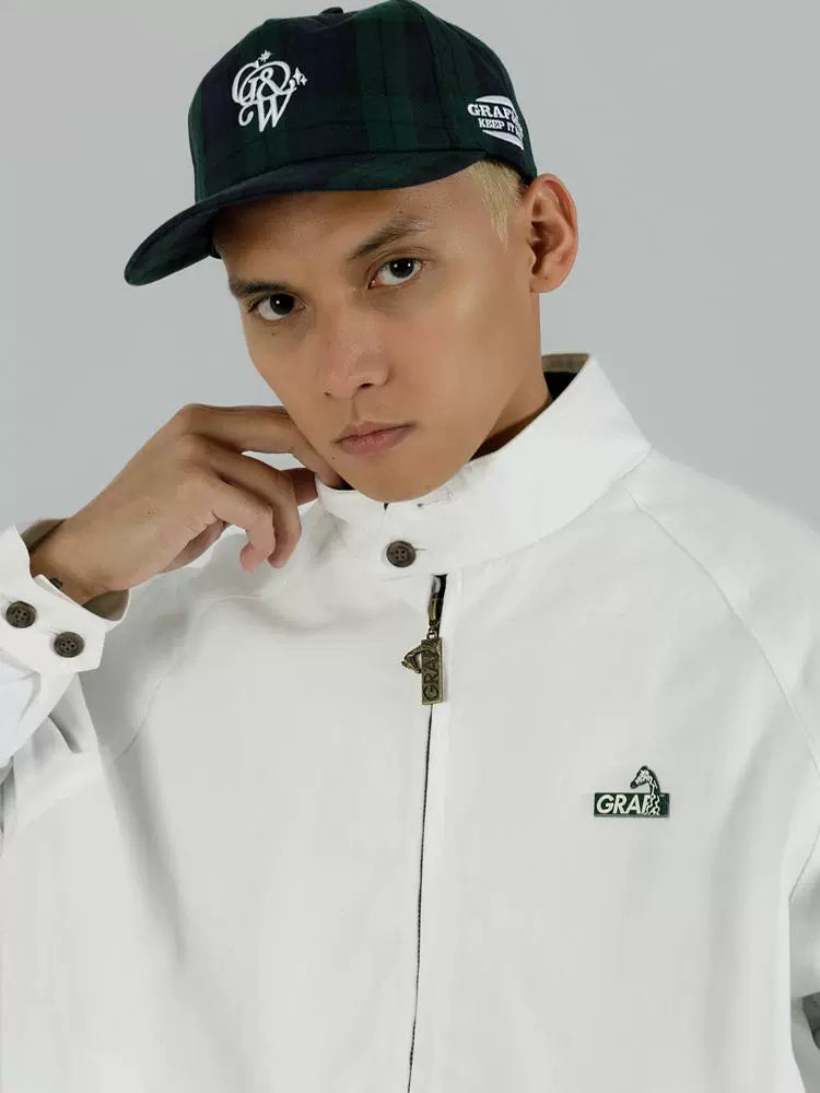 GRAF Vintage Plaid Embroidered Baseball Cap