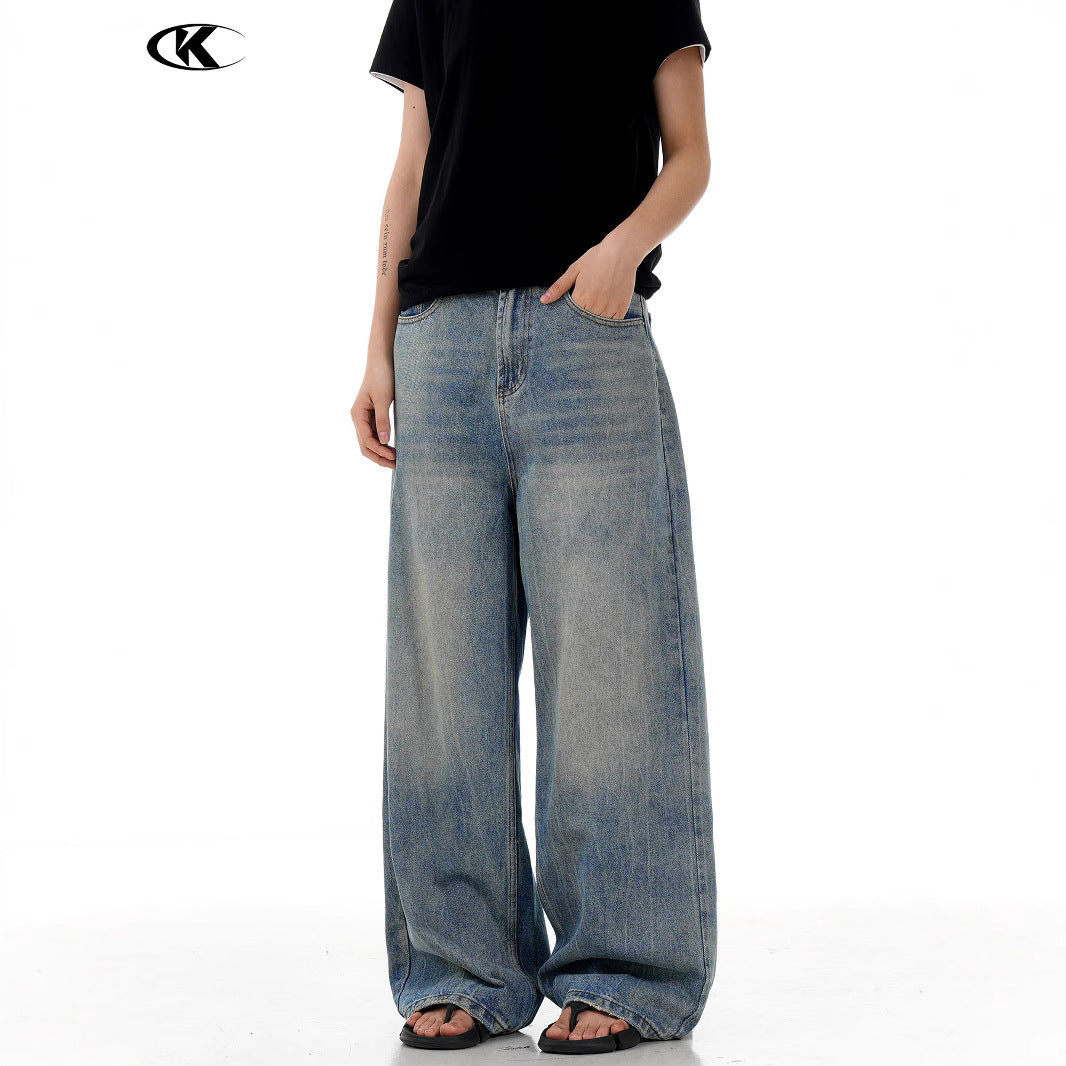11KN Retro Loose Straight Jeans