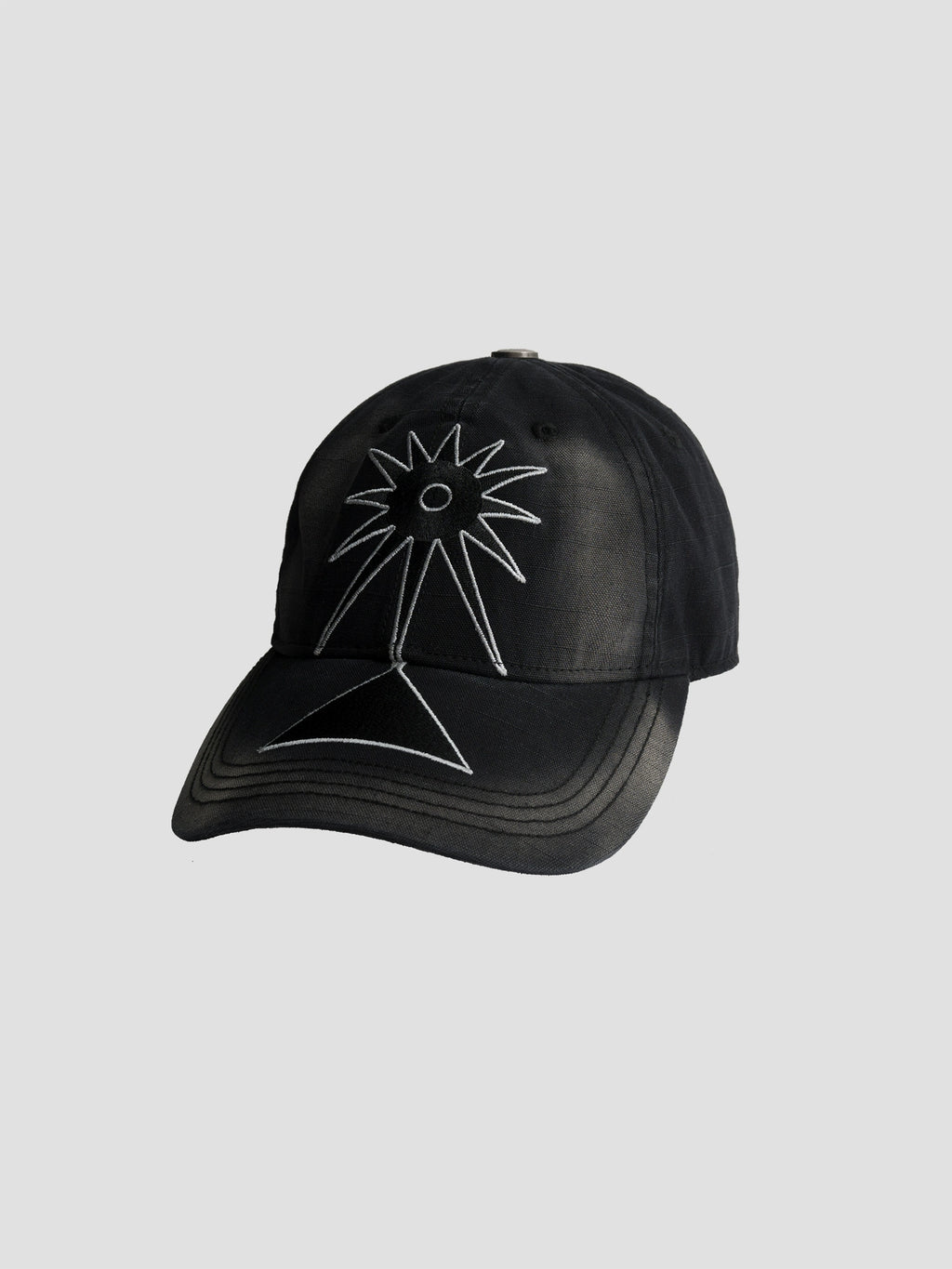 Fleamarket Embroidery Totem Cap with Curved Brim