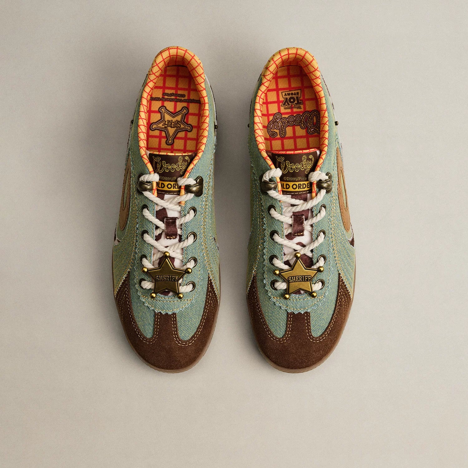 OLD ORDER Denim Blue Retro Training Sneaker