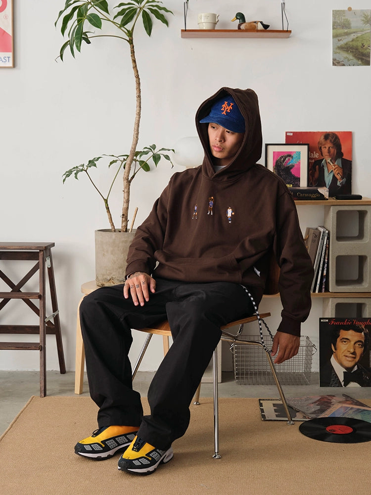 Battles Casual Loose Hooded Sweater