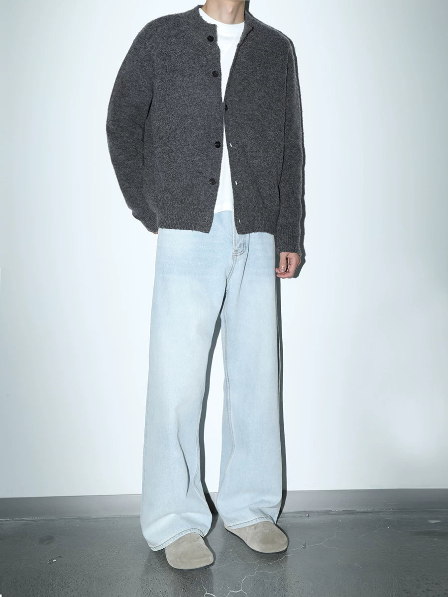 PLUS NO LOGO Knitted Button-down Cardigan