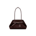 muva. Leather Magnetic Snap Underarm Bag