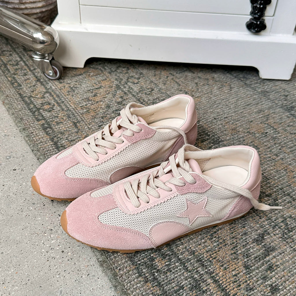 Lidaren Produced Mesh Lace-Up Training Sneaker