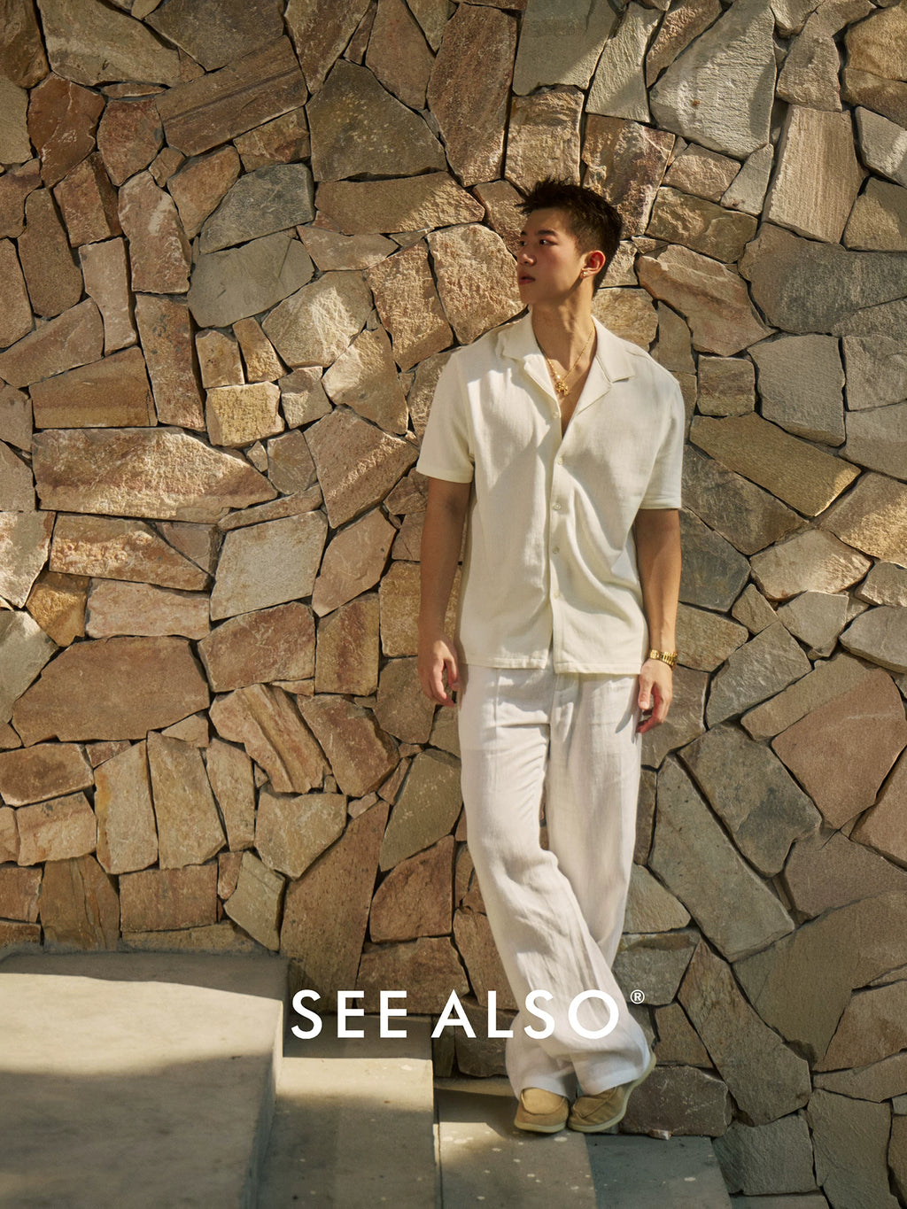 SEE ALSO Côte d'Azur Breathable Cotton-Linen Cuban Collar Shirt
