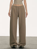 Anna Aneae Versatile Skinny Lazy Loose Straight Floor Pants