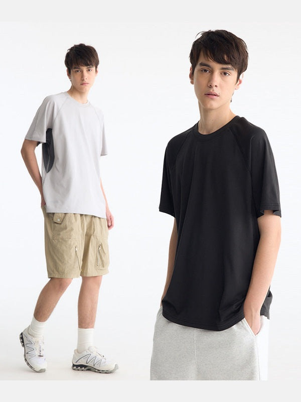 UNF Quick Drying Breathable Contrasting Splicing Tee