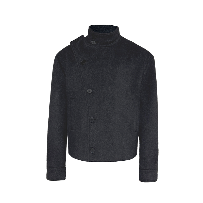 JCAESAR Lapel Button-down Jacket