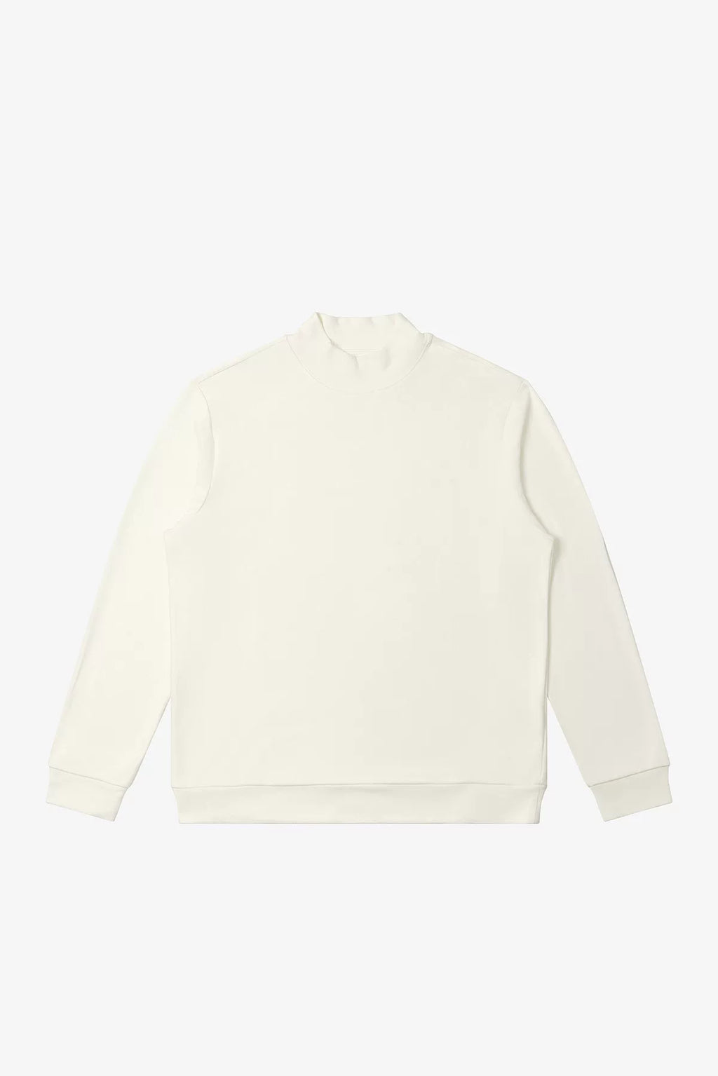 NO LOGO Cozy Knit Thermal Half-Turtleneck Long-Sleeve Top