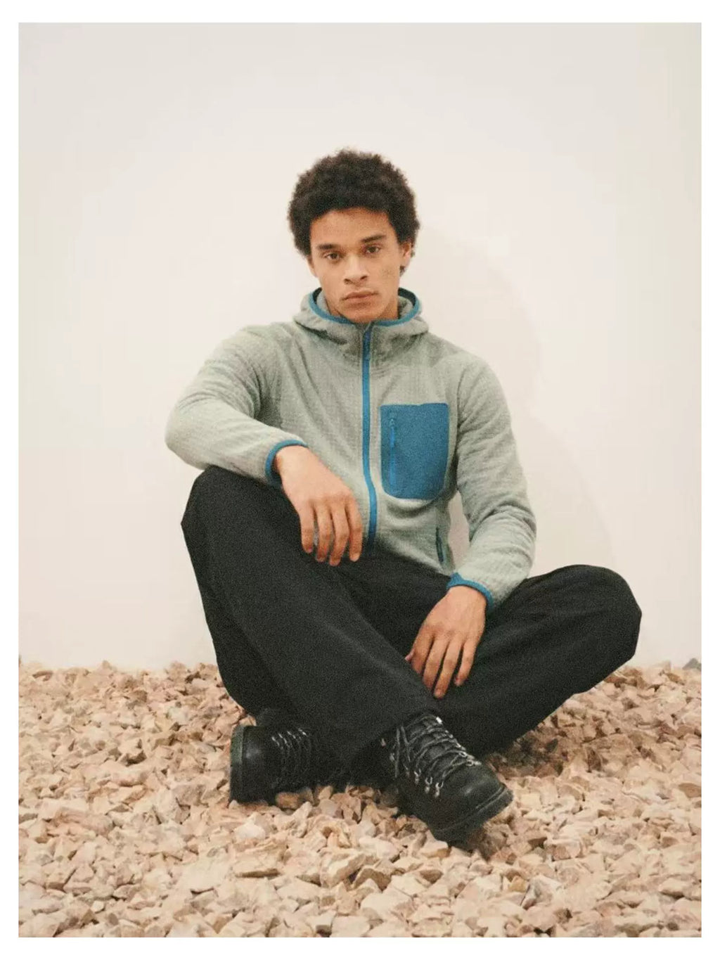 No Logo Heattech Windproof Hooded Fleece Jacket