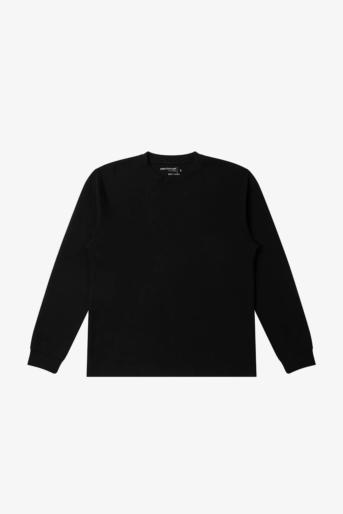 NO LOGO 330g Breathable Loose-Fit Long-Sleeve Tee