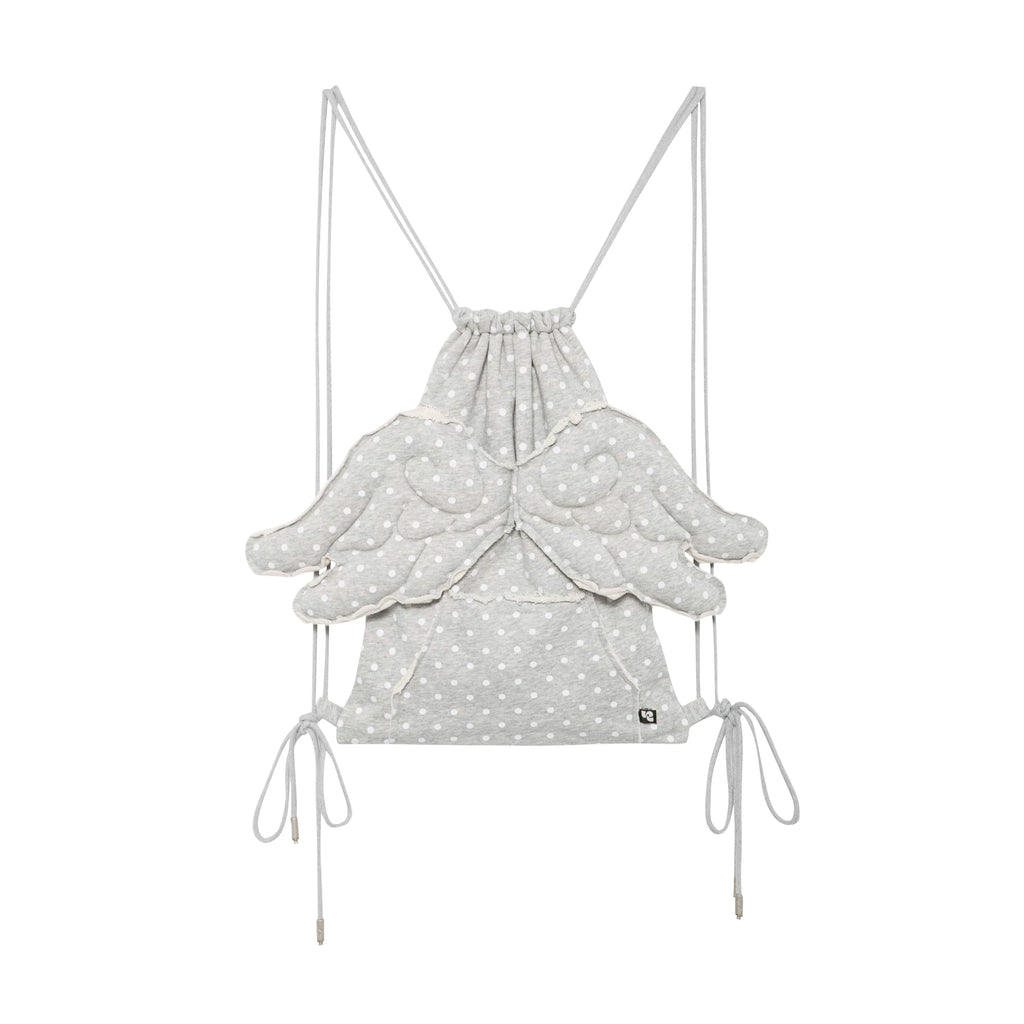 Yawhat Polka Dot Three-dimensional Wings Burr Backpack