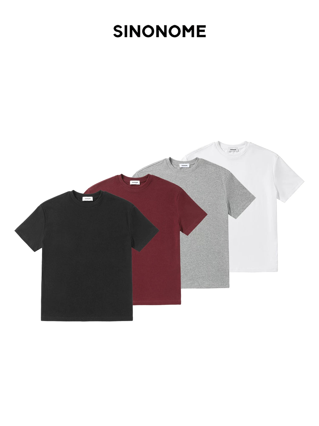 SINONOME 260g Breathable Regular-Fit Tee