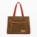 Desigual. Caramel Canvas Structured Shoulder Bag