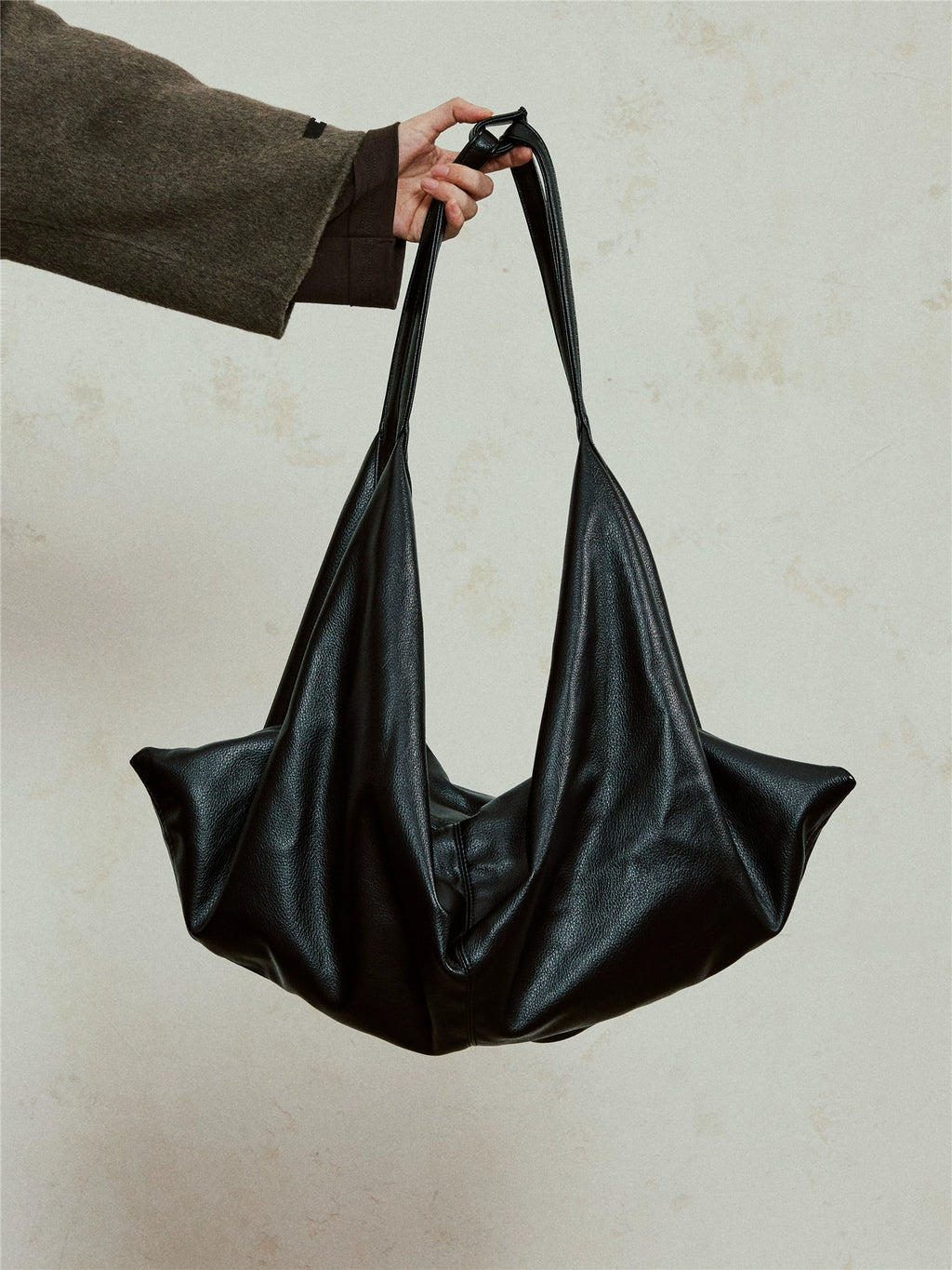 SUNYVONNE Minimalist Versatile Lazy Wind Tote Big Bag