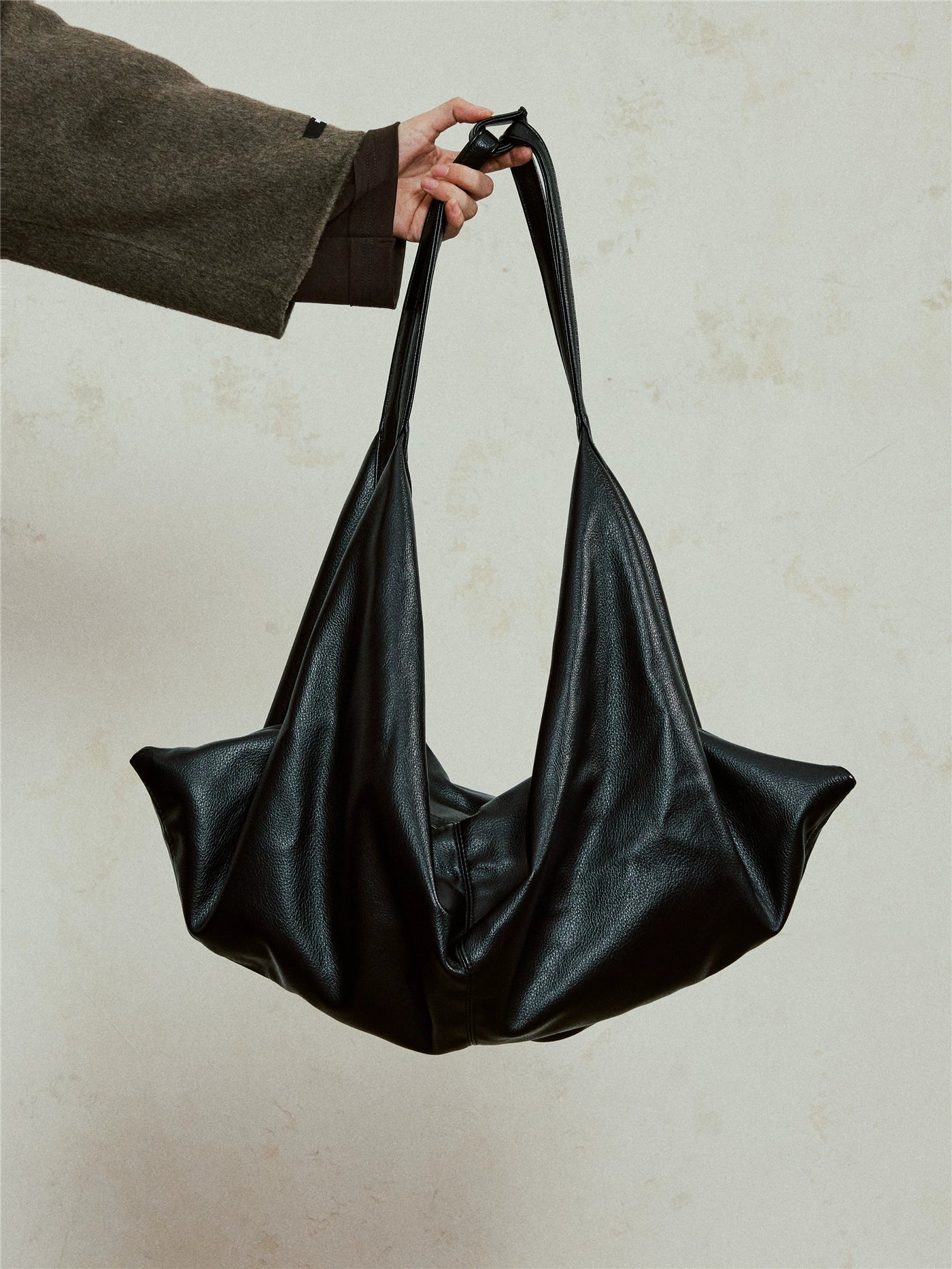 SUNYVONNE Minimalist Versatile Lazy Wind Tote Big Bag
