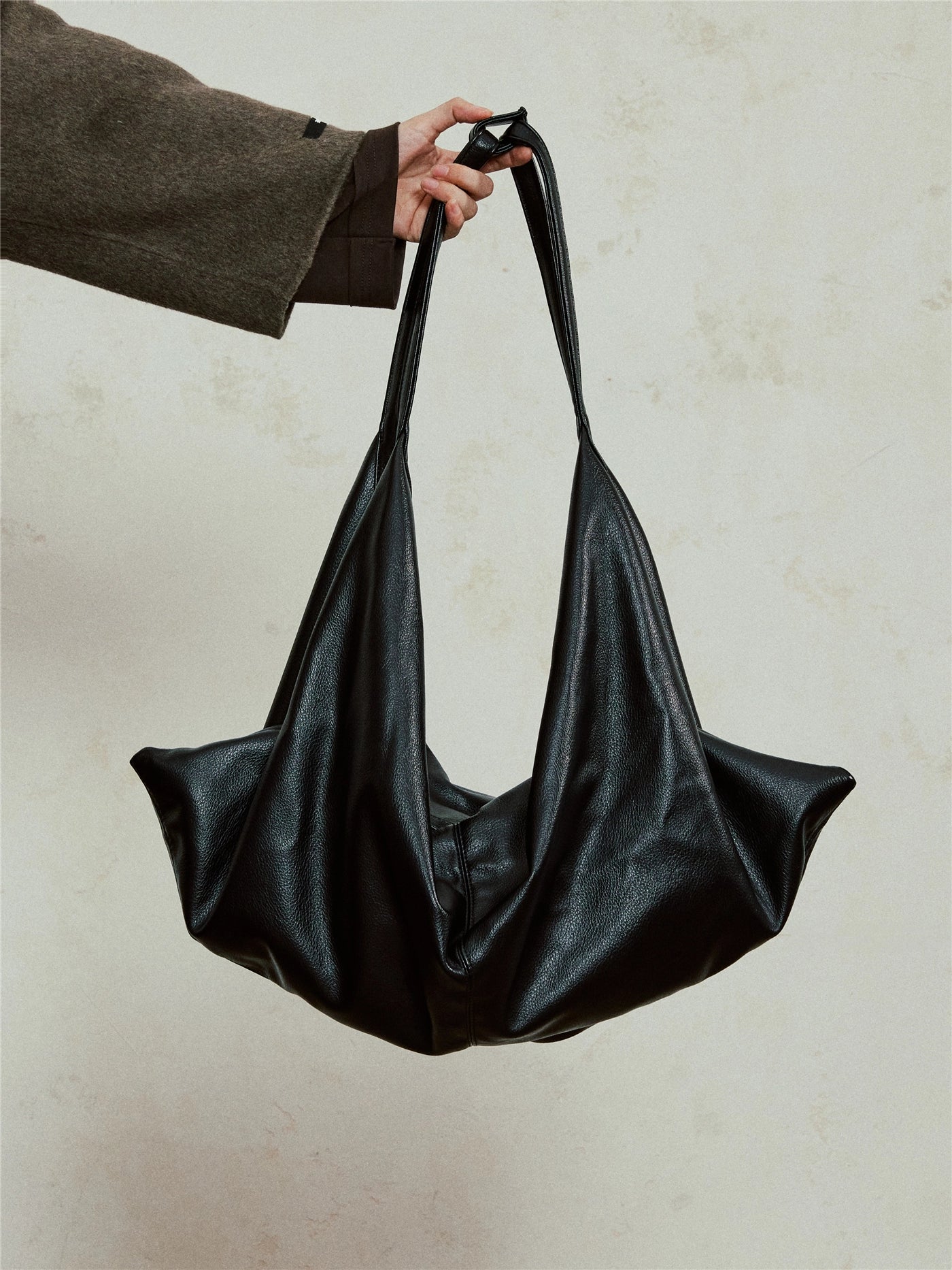 SUNYVONNE Minimalist Versatile Lazy Wind Tote Big Bag