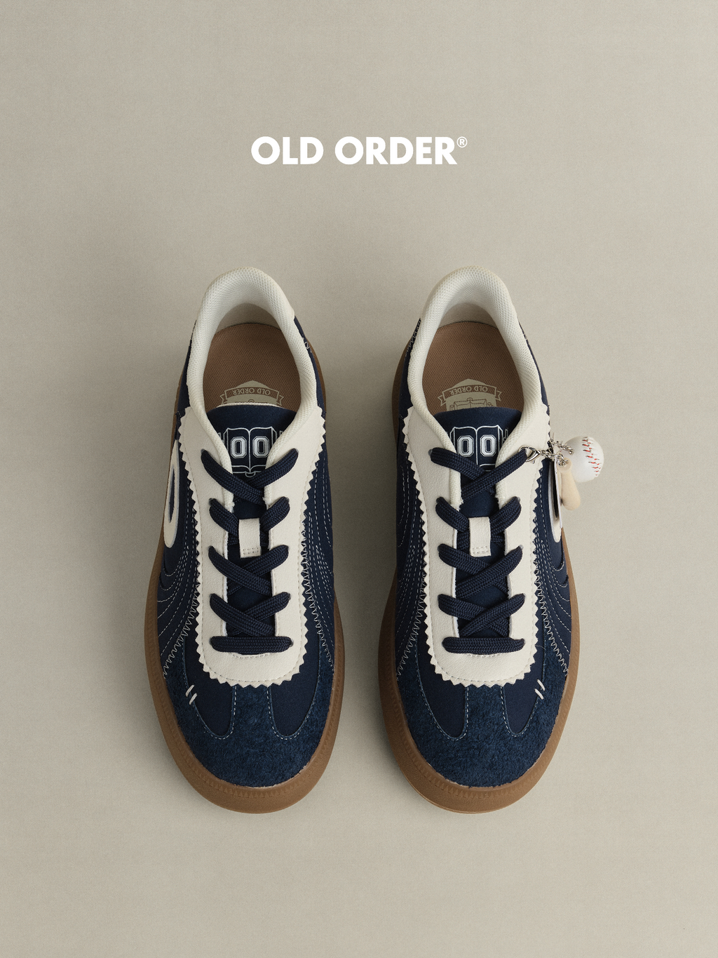 OLD ORDER Turbo Lite Yale Blue Thick Sole Dad Shoe