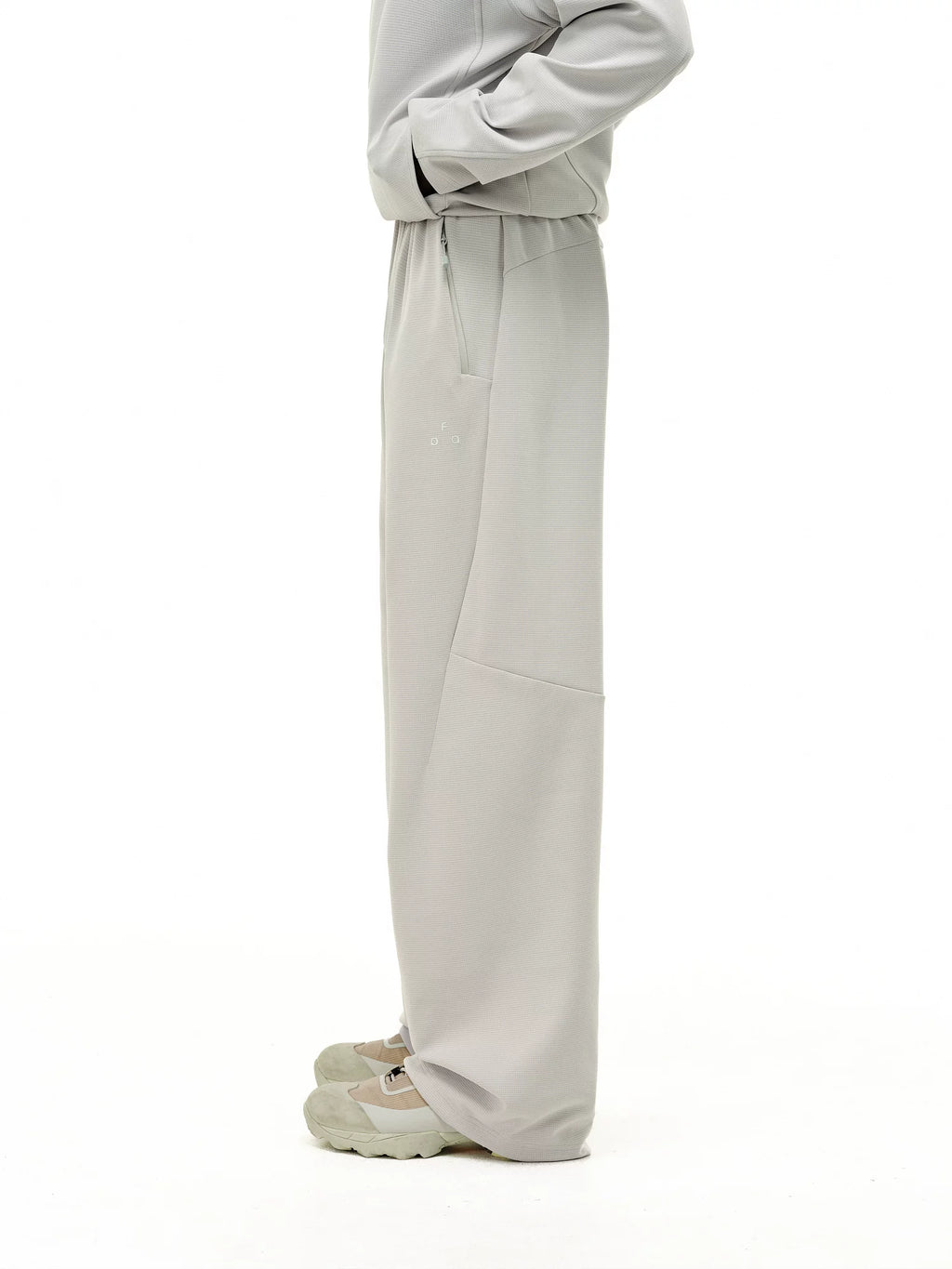 FPA Casual Sports Texture Knitted Trousers