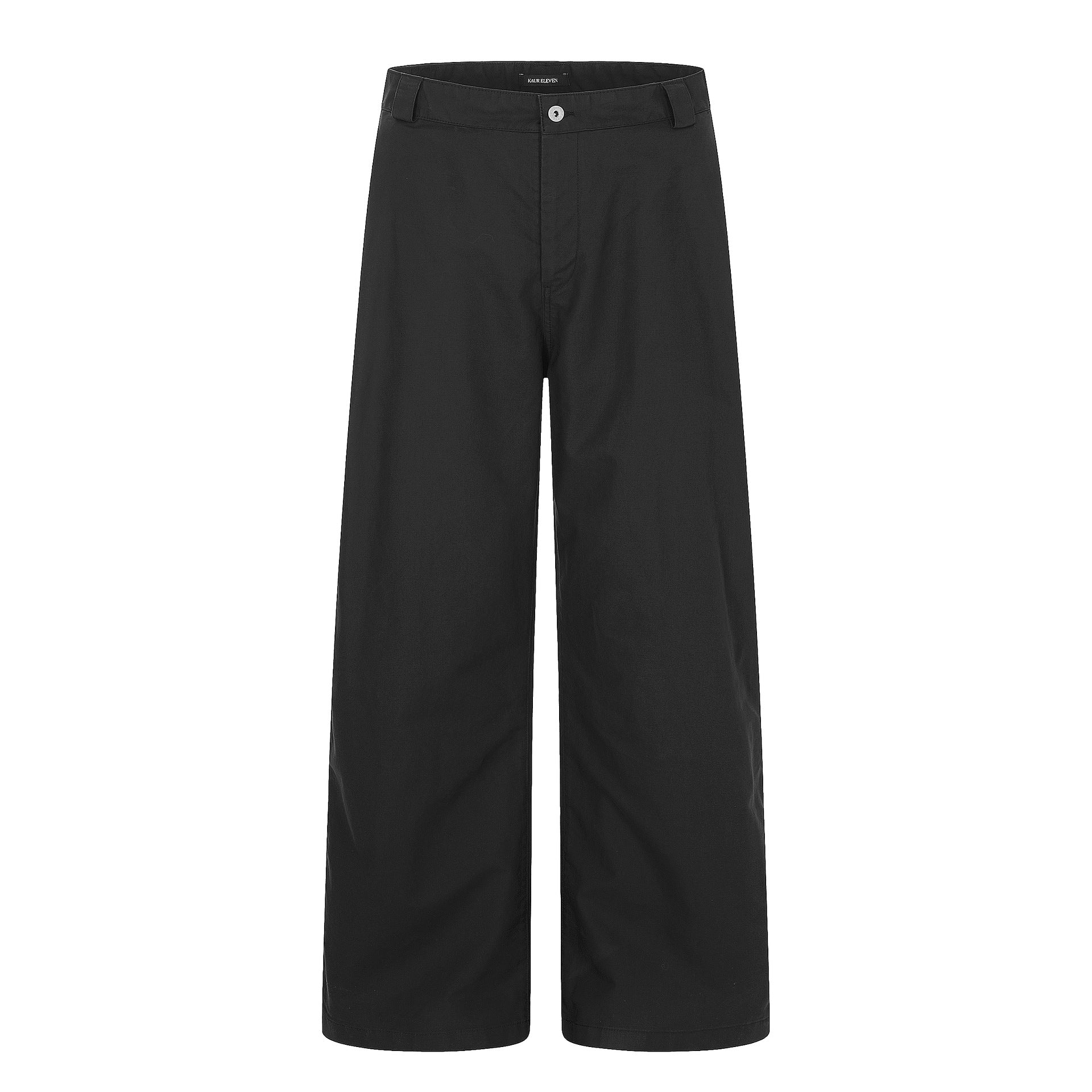 11KN 11 Oz Cotton Pleated Straight Leg Cargo Pants