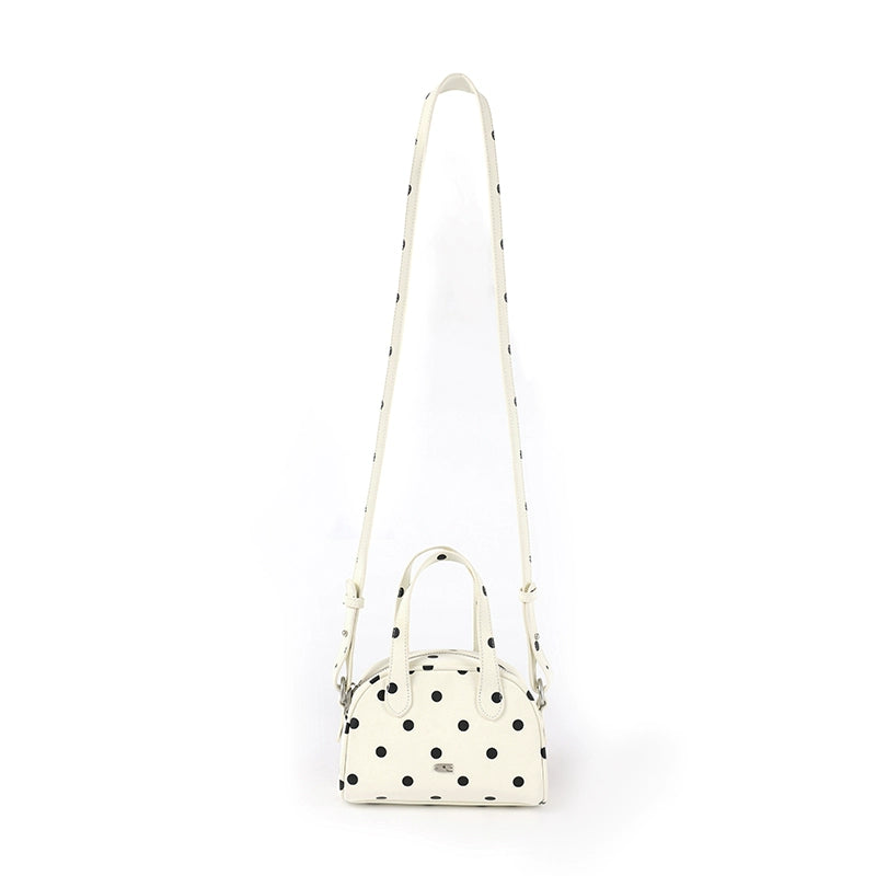 CryingCenter Polka Dot Boston Shoulder Crossbody Bag