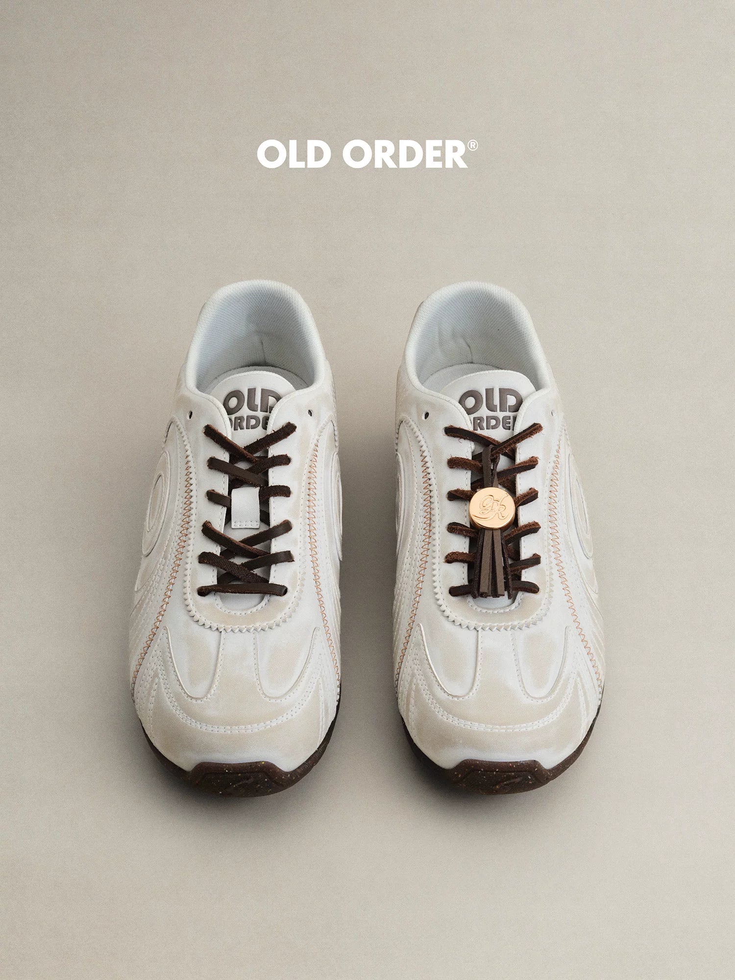 OLD ORDER Leather Retro German Trainer