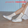 MASOOMAKE Wedge Mary Jane Shoes