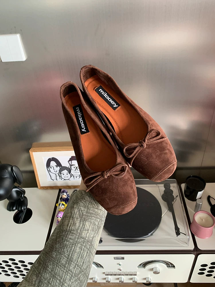 MILOOEY Bow Ballet Flat