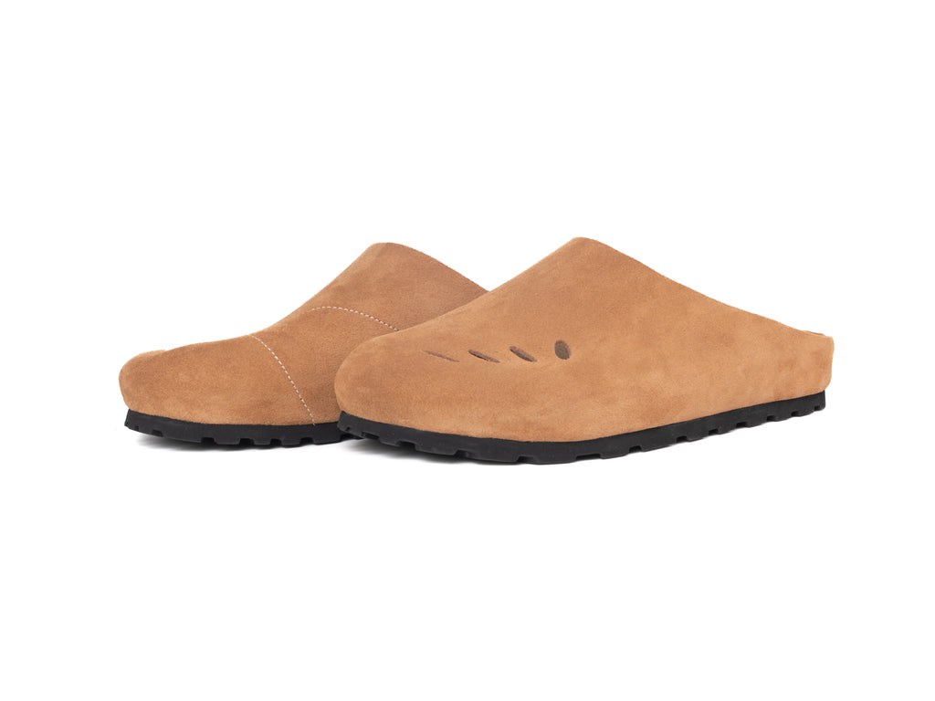 DYZZYMOTIF Suede Slip-On Mule Sandal