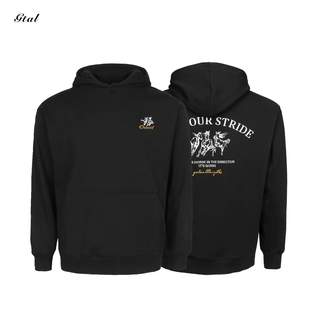 GTAL Hooded Embroidered Fleece Sweater