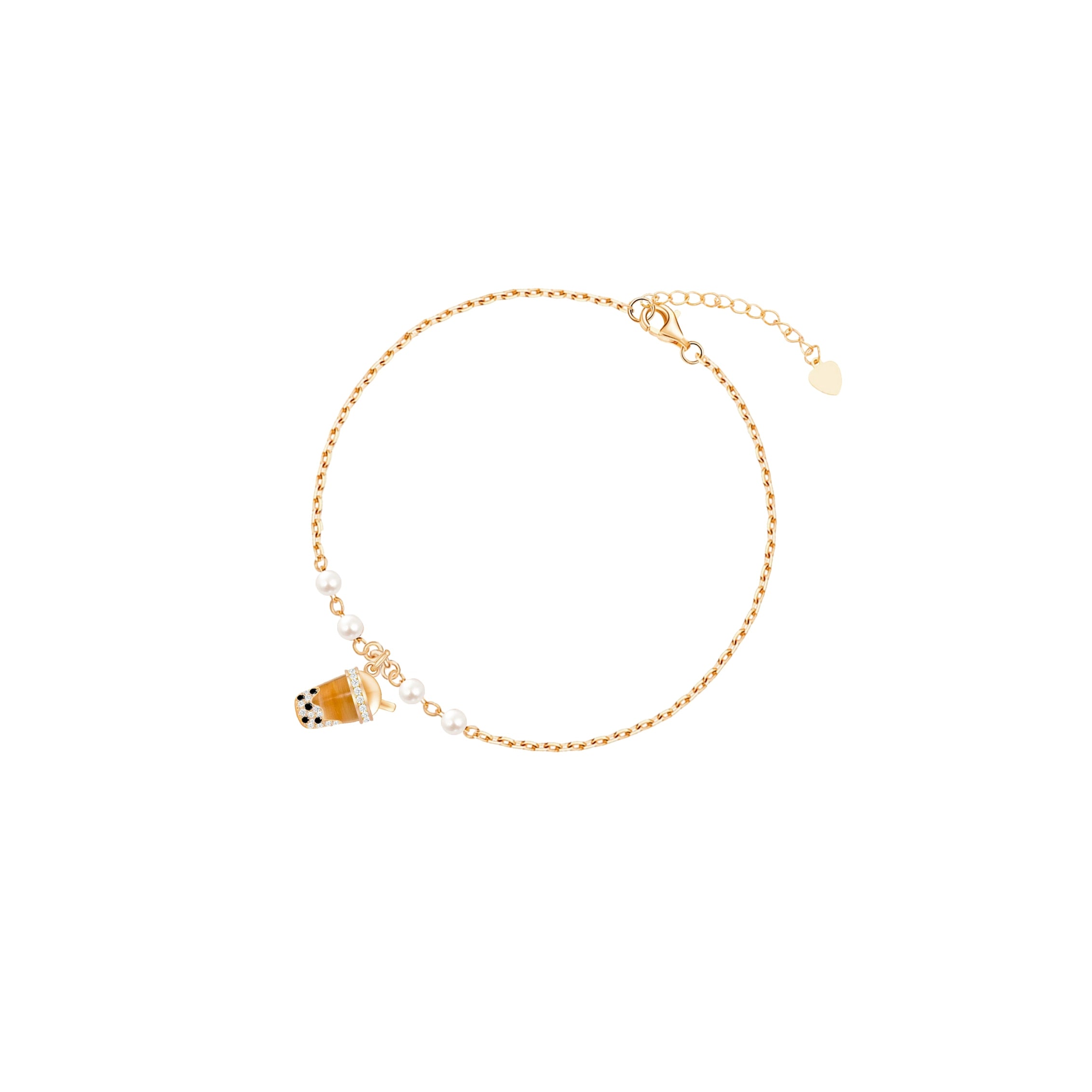 Oho Ou Milk Tea Cup Bracelet