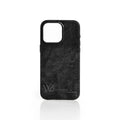 WESTELEVEN Black Embossed Logo MagSafe Phone Case & Card Holder