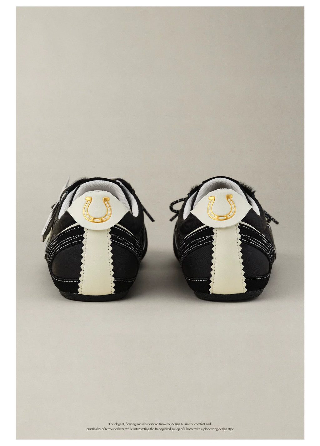 OLD ORDER Horse-Print Leather Lace-Up Sneaker
