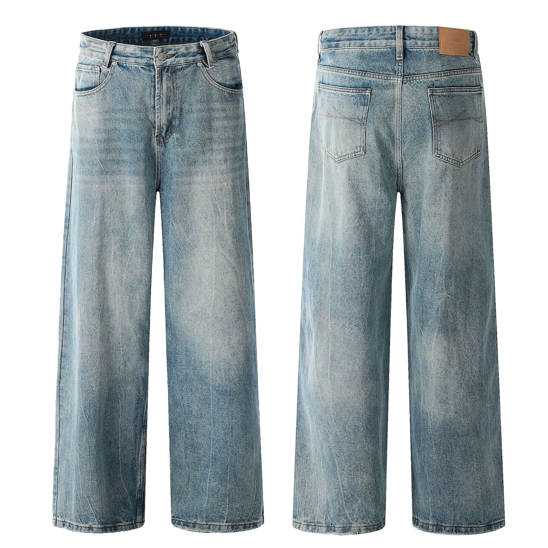 11KN Retro Loose Straight Jeans