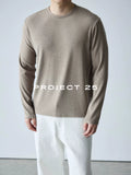 PROJECT 25 Mousse Wool Blend Relaxed Long-Sleeve Tee