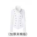 DoublePunch High-neck Vintage Metal Buckle Padded Thickened Jacket