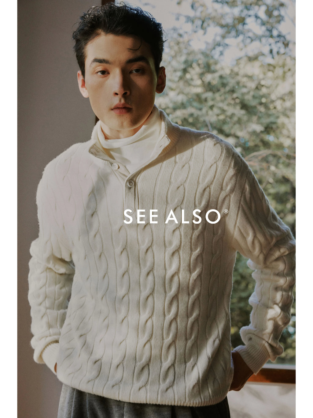 SEE ALSO Casual Twist Stand-up Neck Sweater