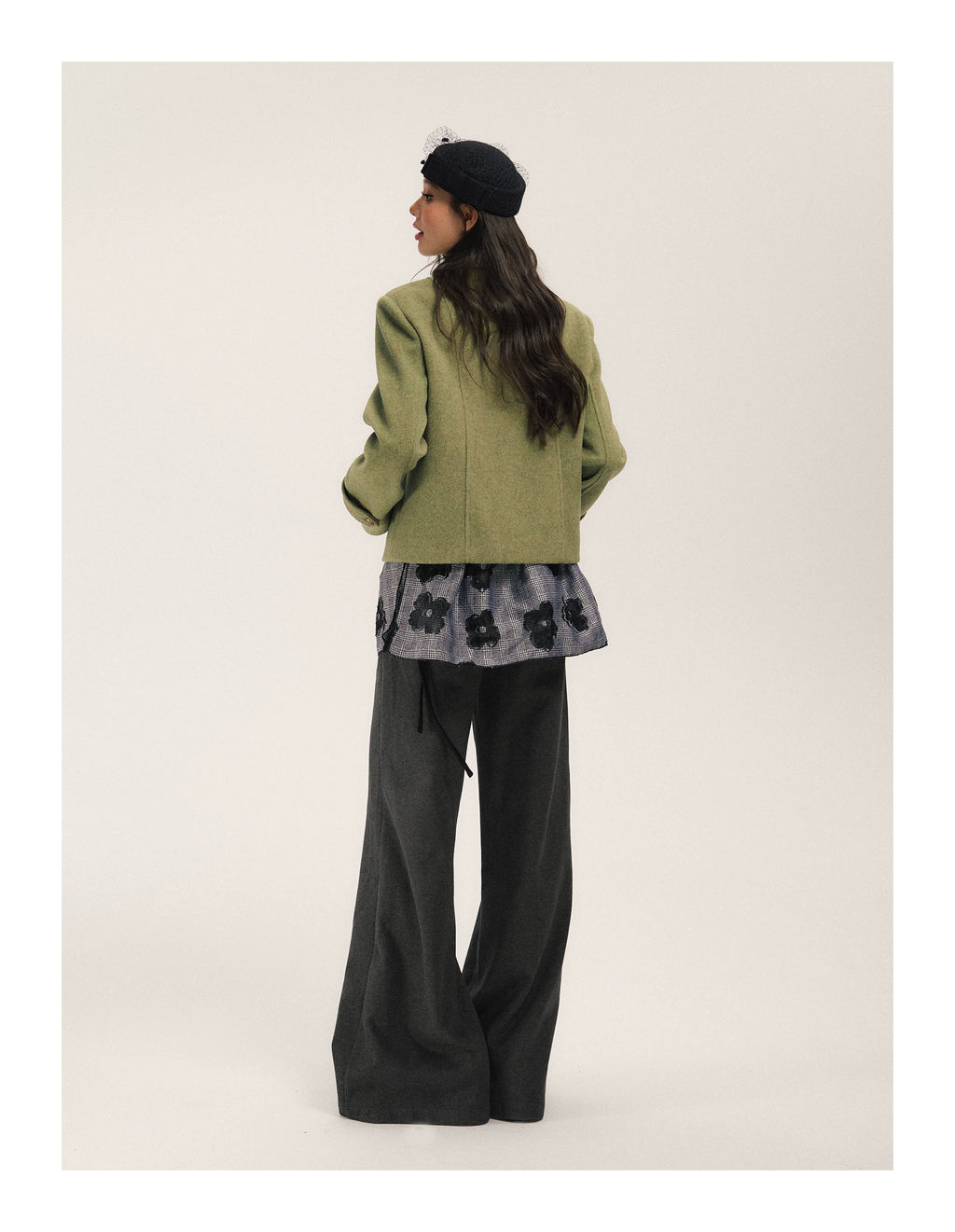 SASSY MOODY Skirt Butt Curtain Double Puffy Skirt