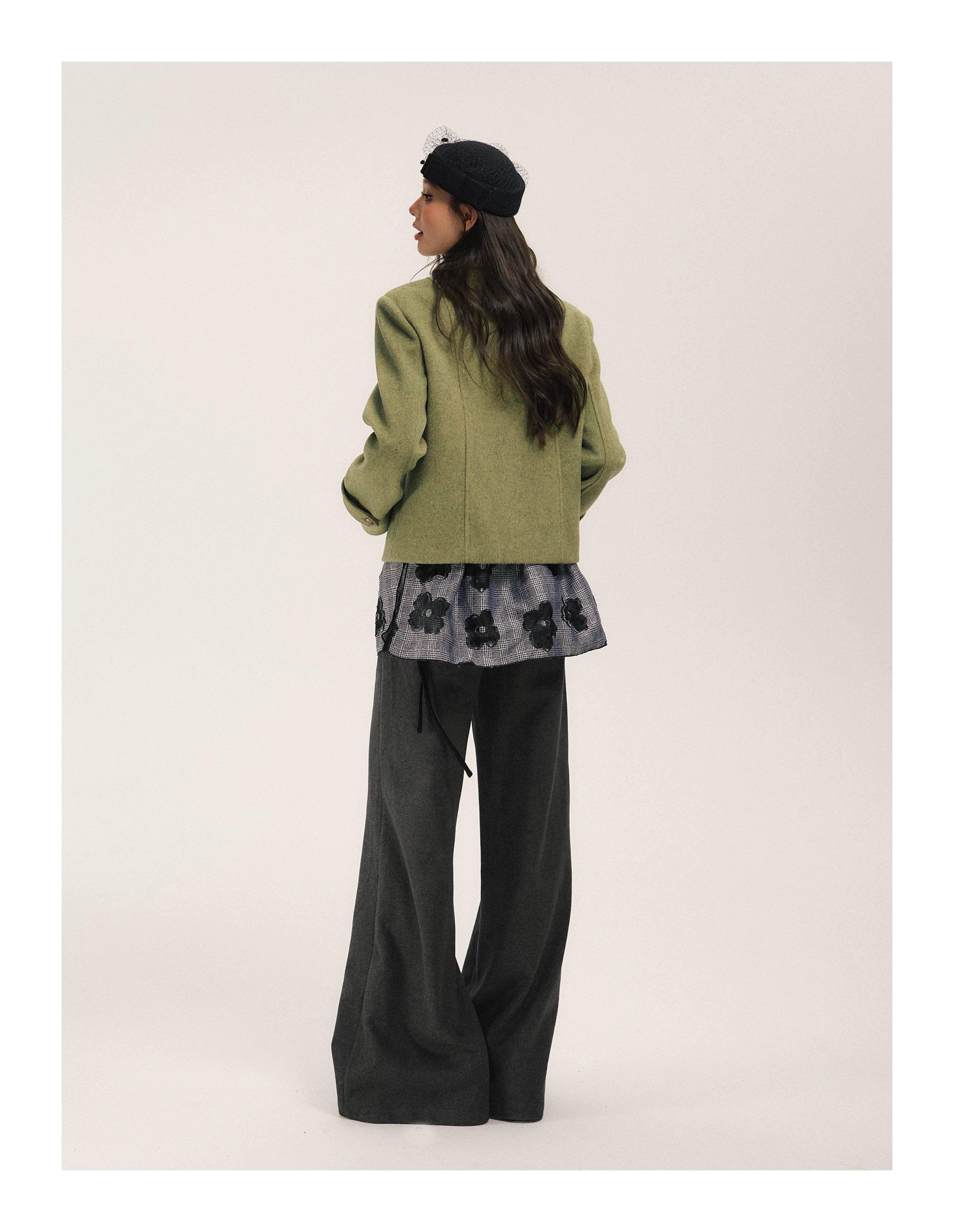 SASSY MOODY Skirt Butt Curtain Double Puffy Skirt