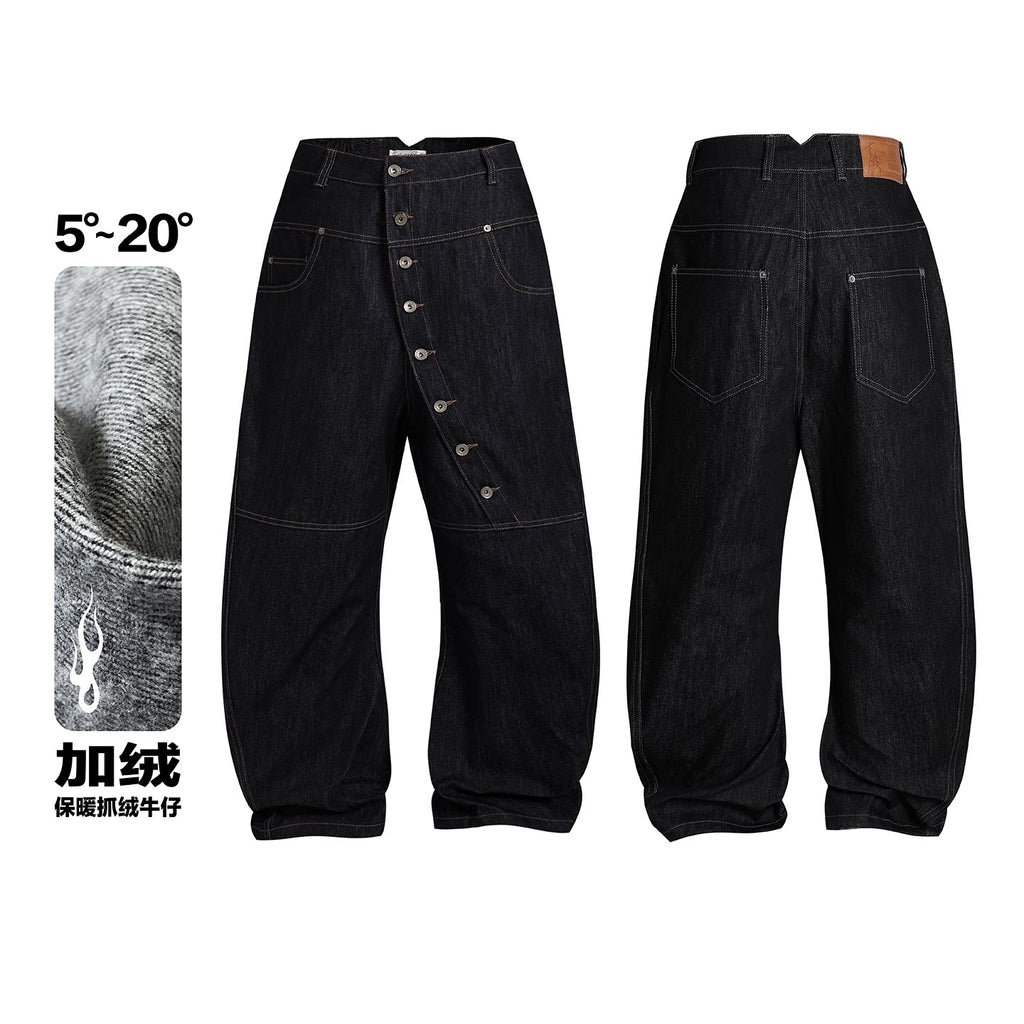 DND4DES Curved Blade 400g Loose-Fit Jeans