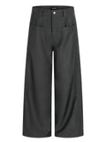 11KN Straight Wide-Leg Trousers