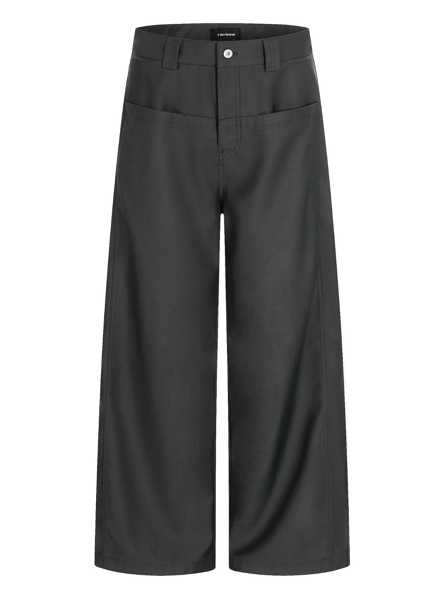11KN Straight Wide-Leg Trousers