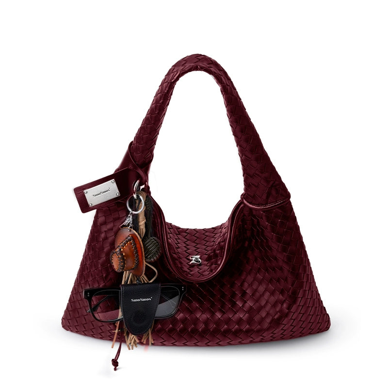 SmoSmos Underarm Braided Large Capacity Bag