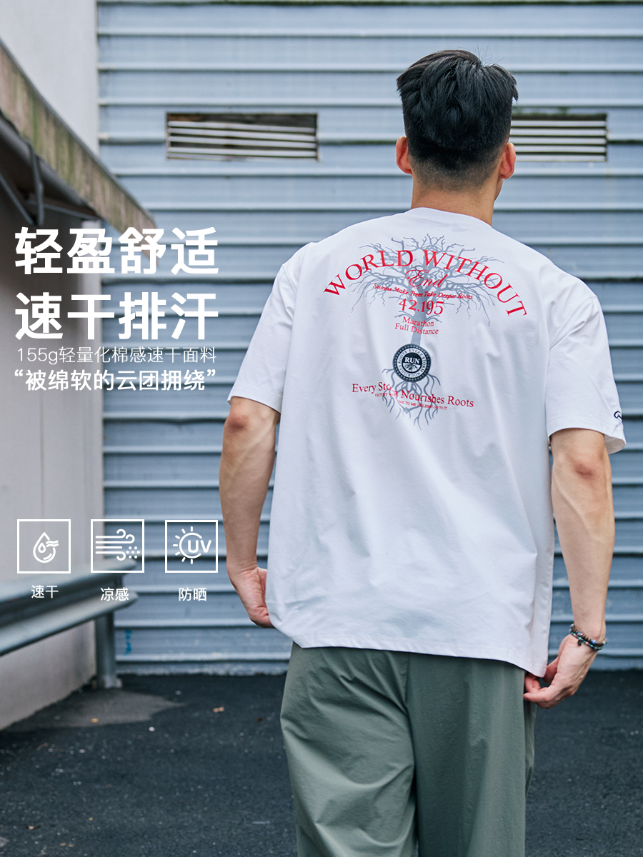 LUSHISI Quick-drying Moisture Wicking Exercise Tee